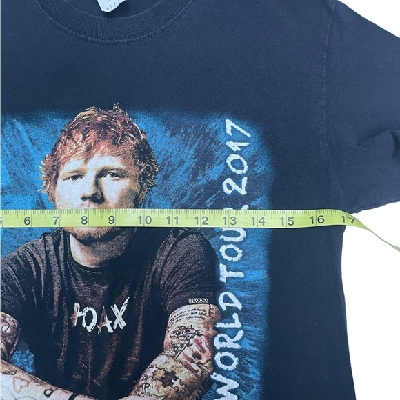 Ed Sheeran 2017 Tour band tee black unisex size small - Picture 6 of 6